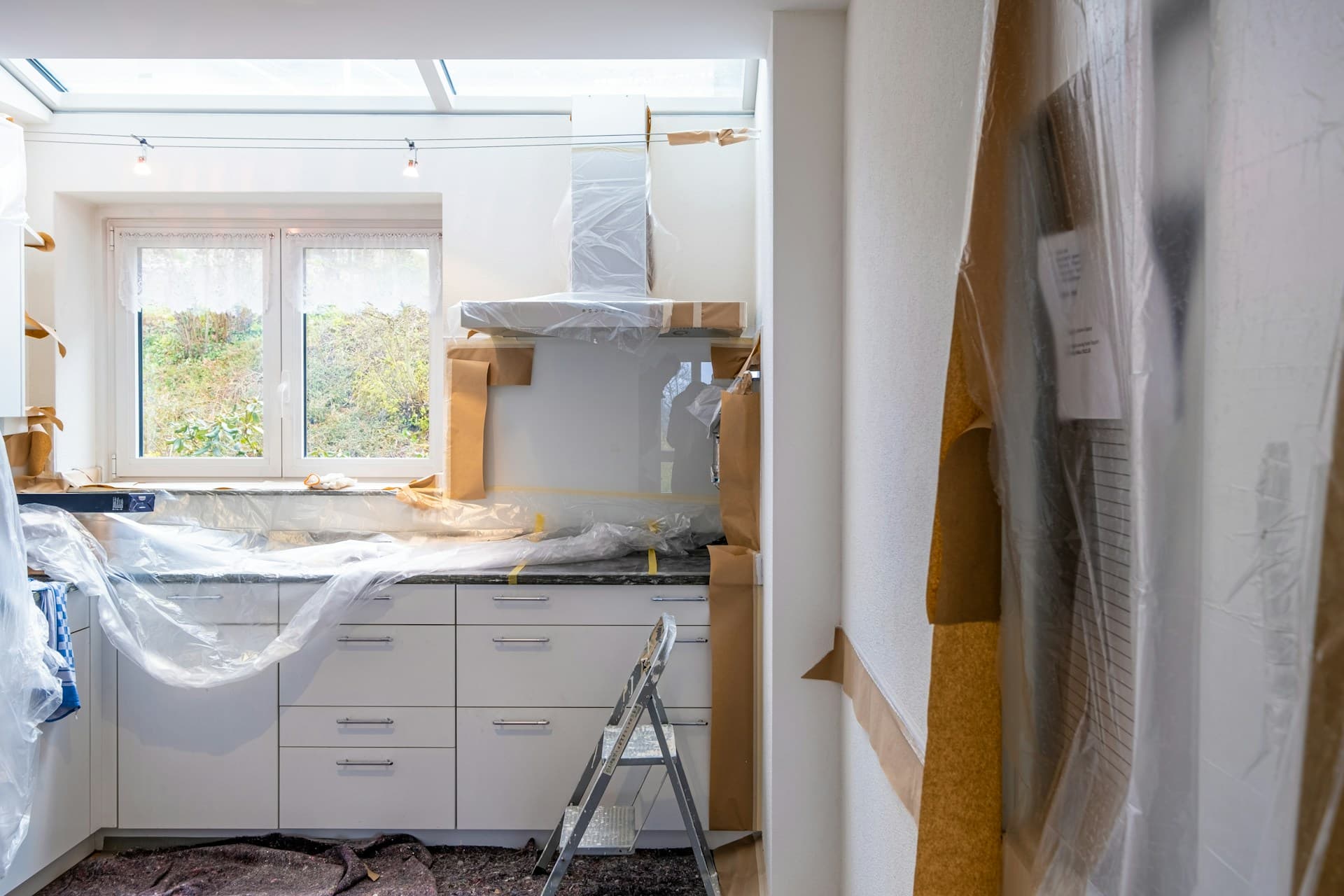 Préparation d'un chantier de rénovation intérieure